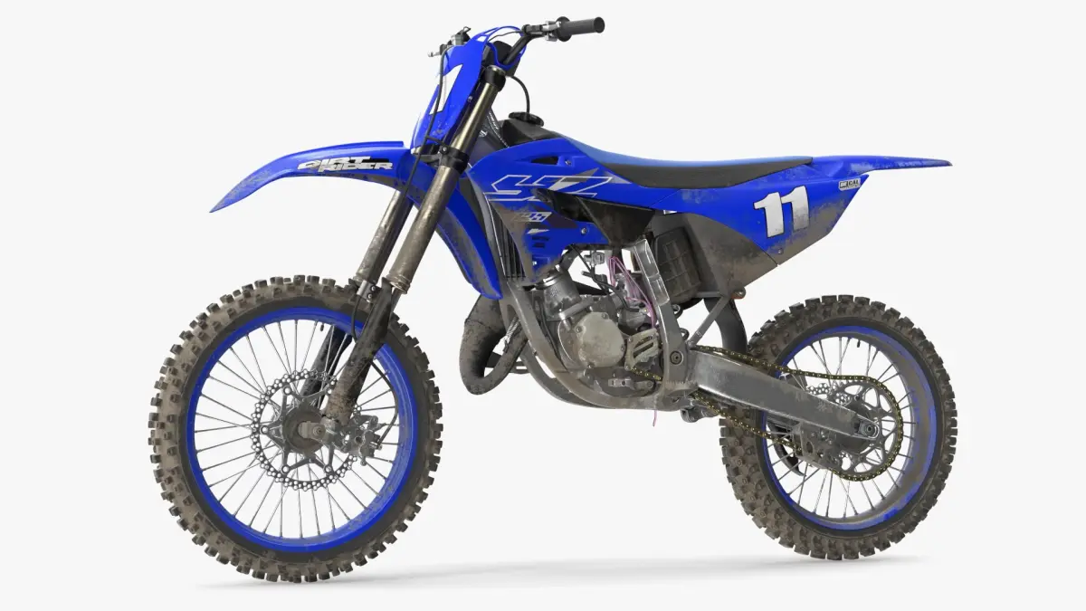Yamaha YZ125 2022 Dirt 3D model