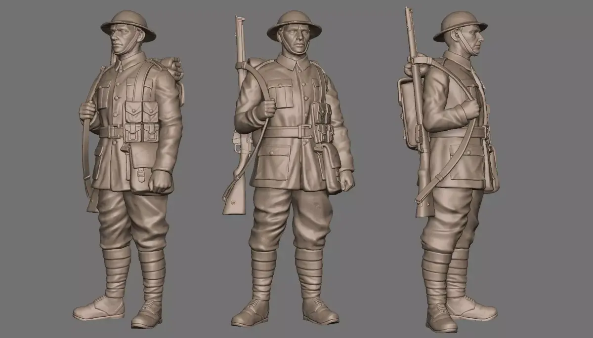 Grenadier Soldiers 3D print model