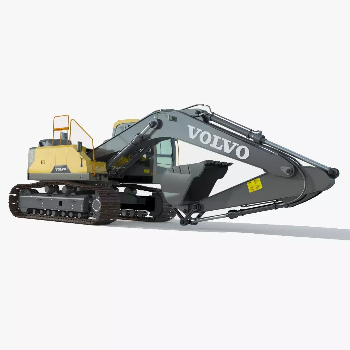 Volvo EC220EL Excavator 3D model