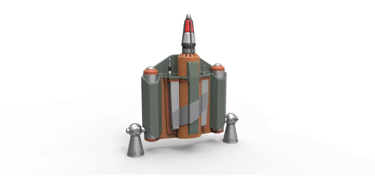 Boba Fett Jetpack from The Mandalorian TV series 3D print model