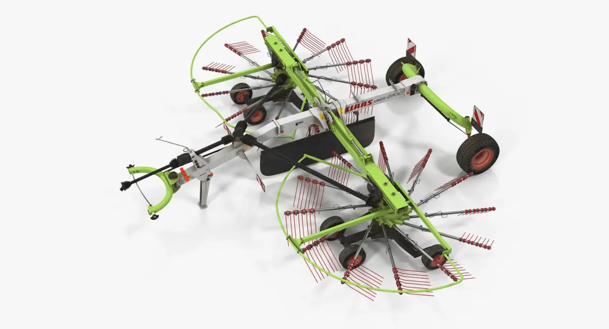 Used Claas Liner 2700 Twin Rotor Hay Rake 3D model