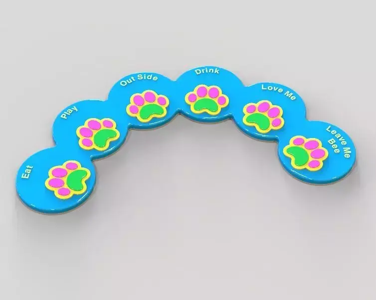 Einstein Dog training paw  3D print model