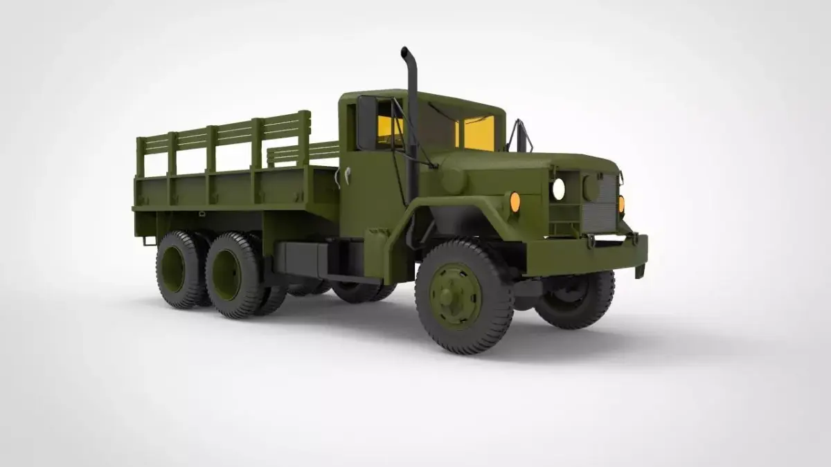 M35 half ton Cargo Truck 3D model