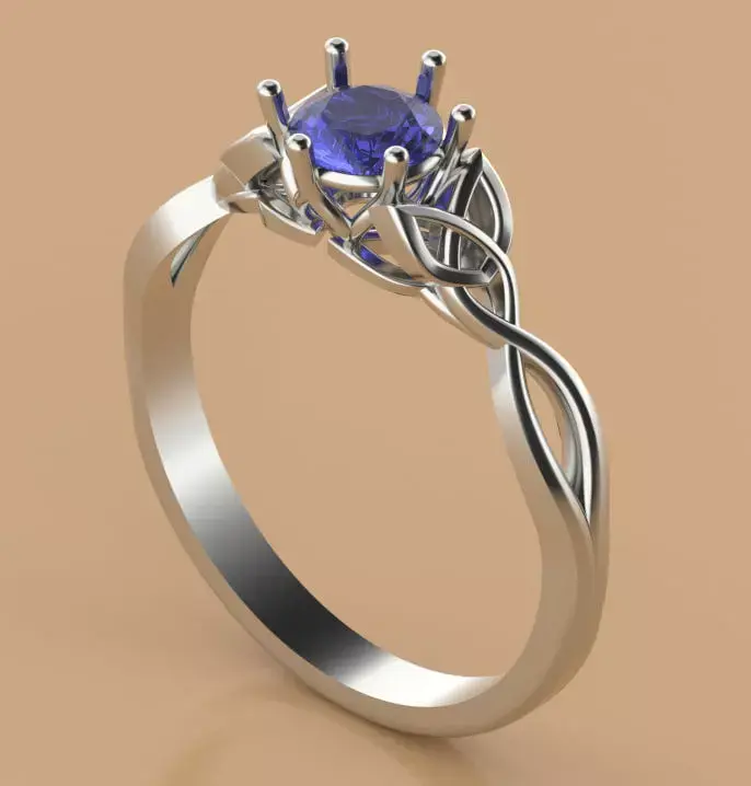 Celtic Ring 3D model