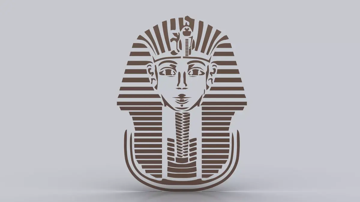 Egyptian Symbols - 055 - Topology Low-poly 3D model