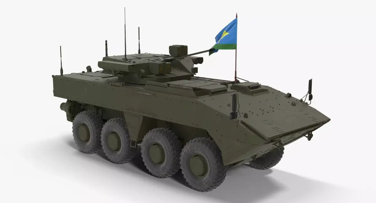 VPK-7829 Bumerang Green Clean No Logo Low-poly 3D model