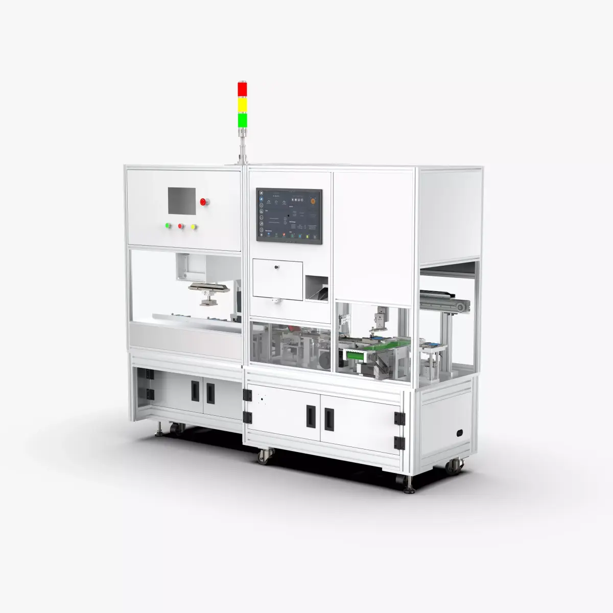 Fully Automatic Battery Pad Printing Inkjet Testing Machine 3D model