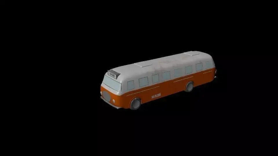 Bus 706 RTO Free 3D model
