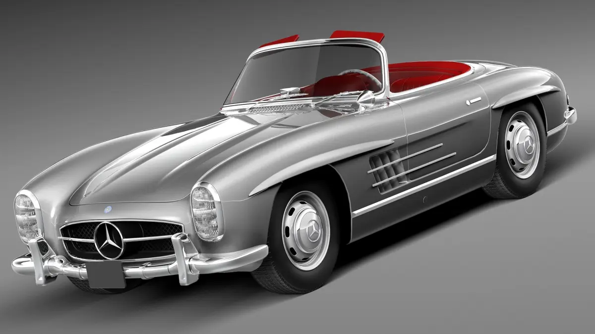 Mercedes-Benz 300SL Roadster 1957 3D model buy