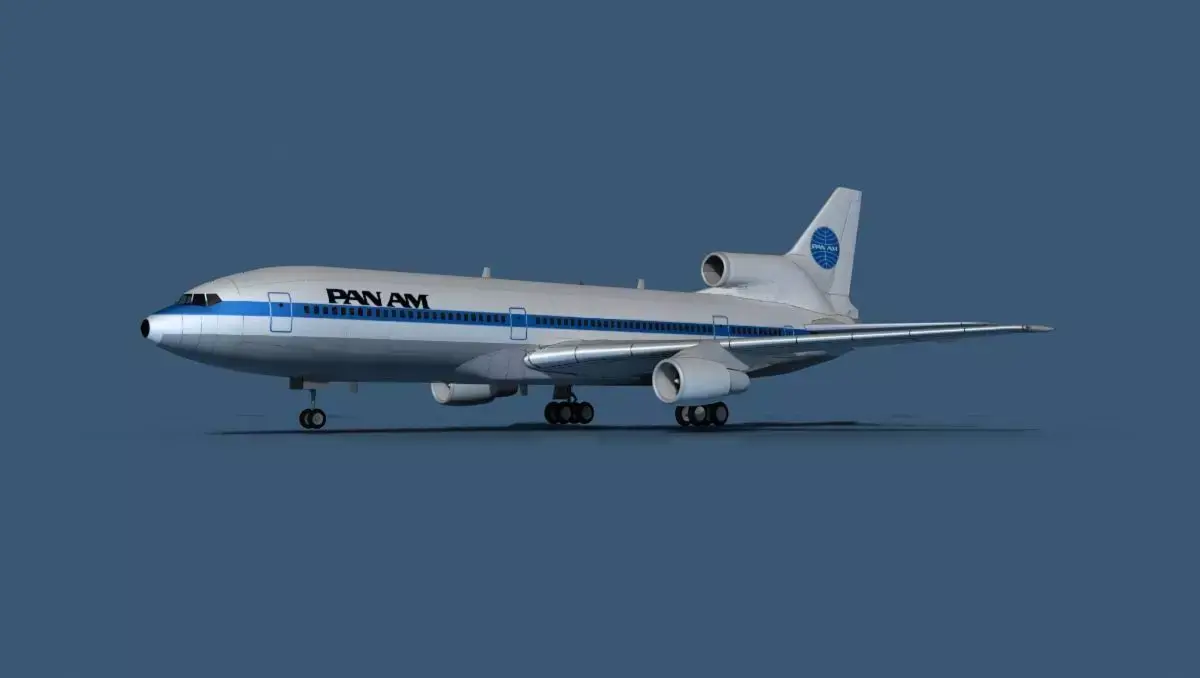 Lockheed L-1011-50 Pan American 3D model