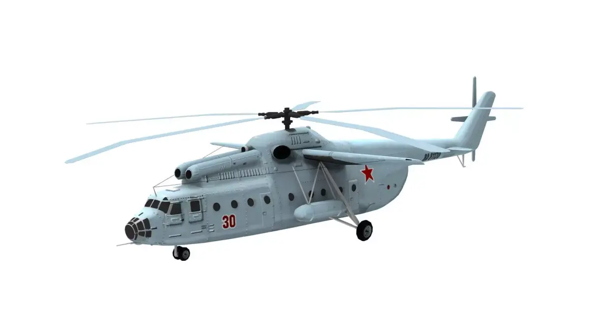 Lowpoly Mi-6 Hook Low-poly 3D model