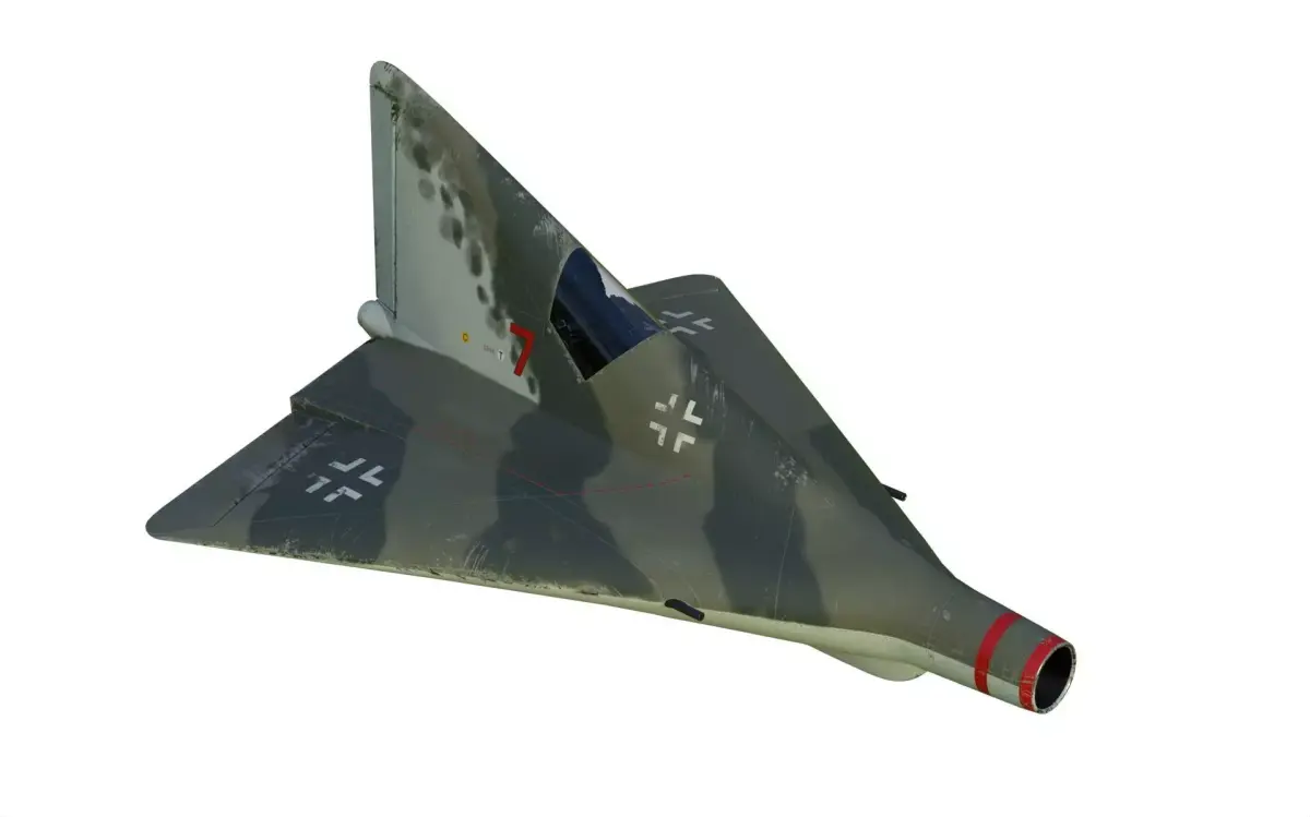Lippisch P 13 Nazi coal plane 3D model