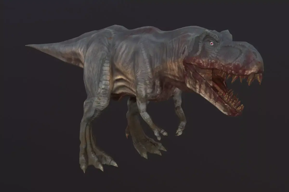 TyrannosaurusF t - rex Low-poly 3D model