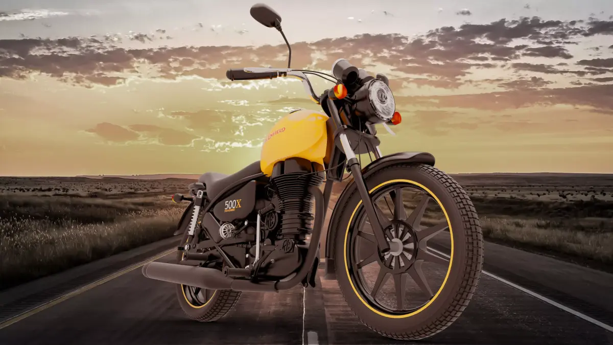 Royal Enfiled Thunderbird 500x 3D model 3D model
