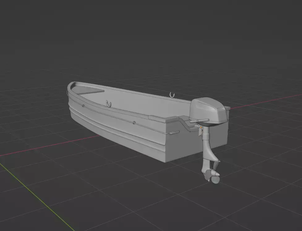 Motor Boat 3D print model