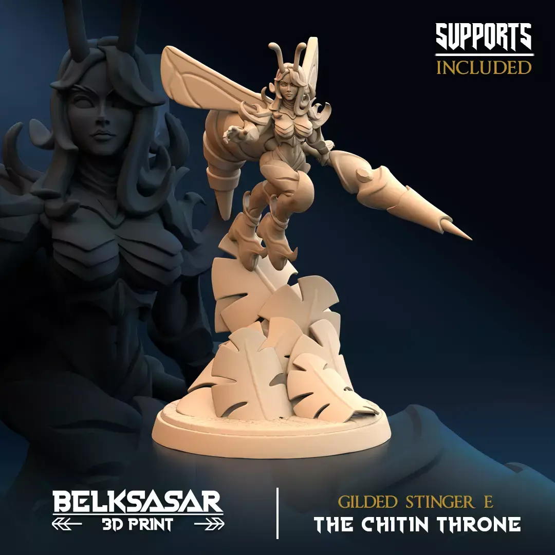 Wasp Warrior Gilded Stinger E 3D print model