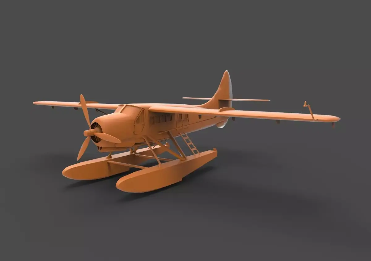 DHC-3 Otter 3D print model