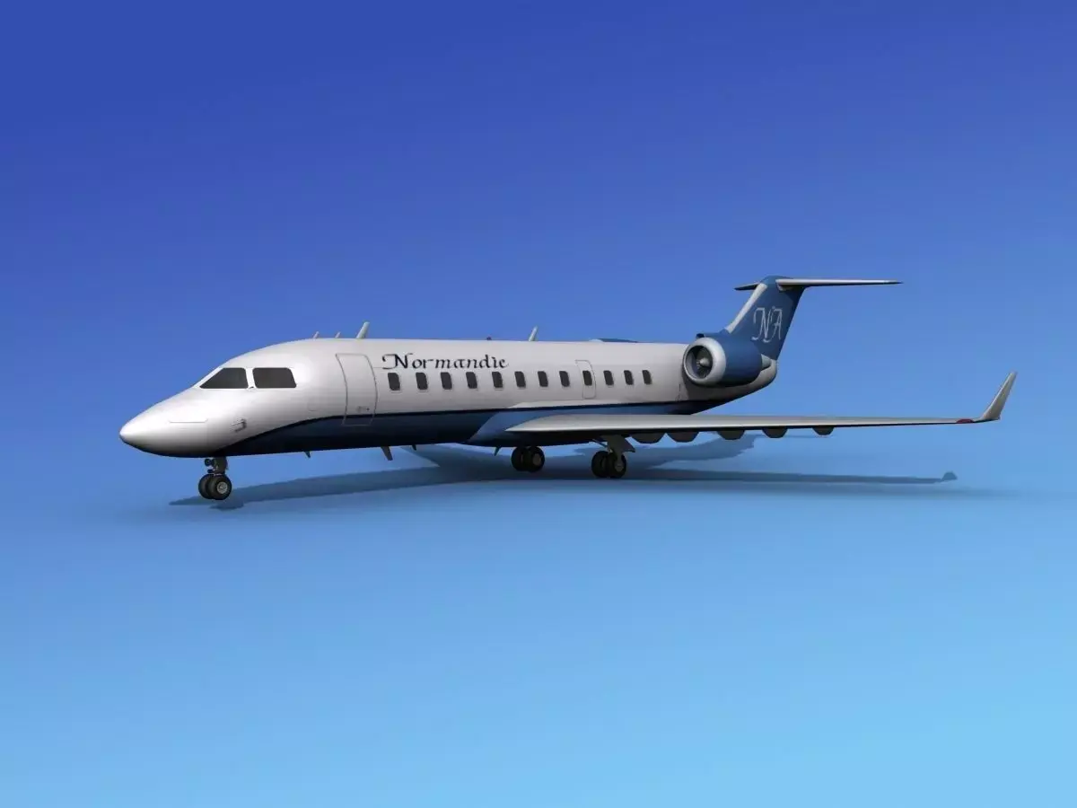 Canadair CRJ100 Normandie 3D model
