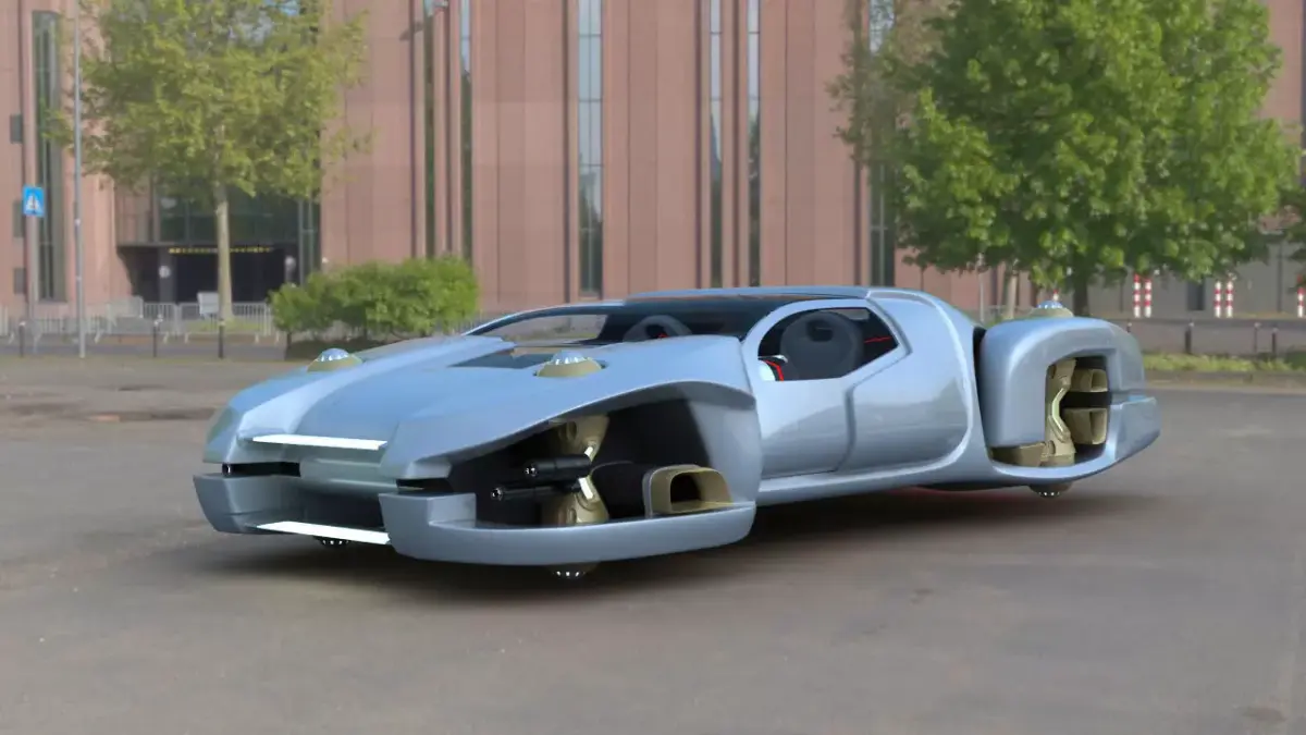 Total Recall Hover Car 2084 3D model