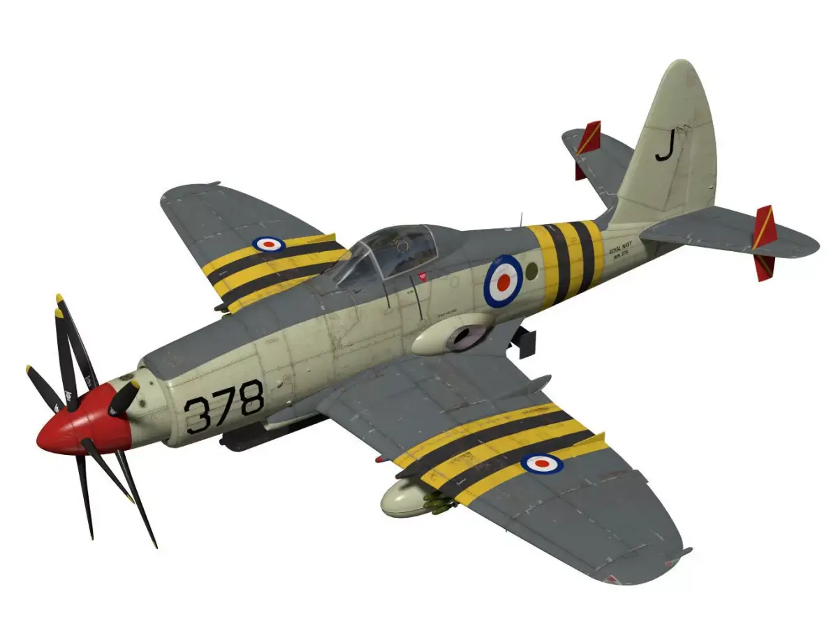 Westland Wyvern Mk4 3D model purchase