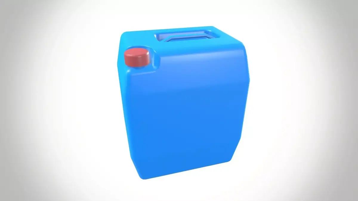 Petrol Can Low-poly 3D model buy