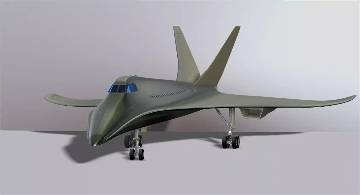 Concorde Prototype Aircraft Future   File STL for 3D Printing  3D print model