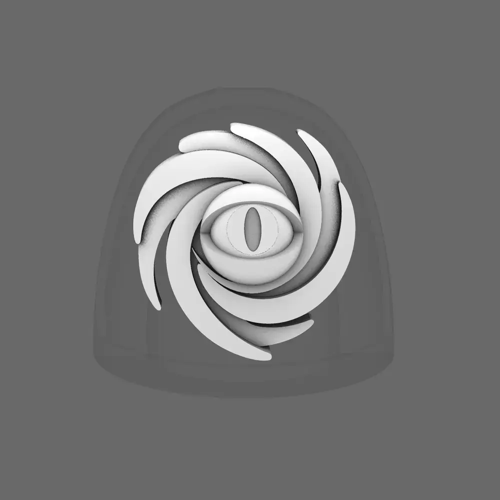 Galactic Overwatch Space Knight Shoulder Symbols Type A 3D print model