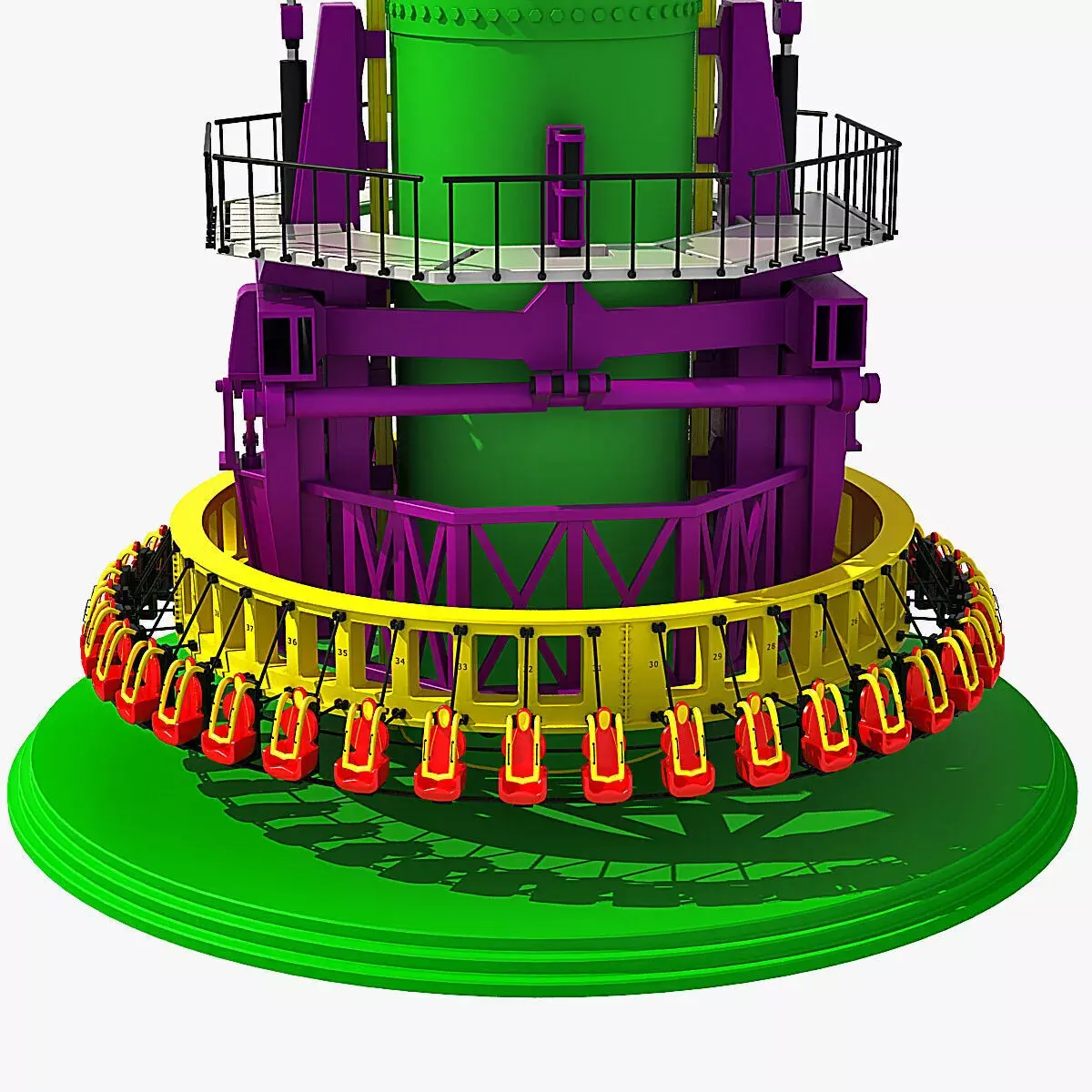Drop Tower 3D model