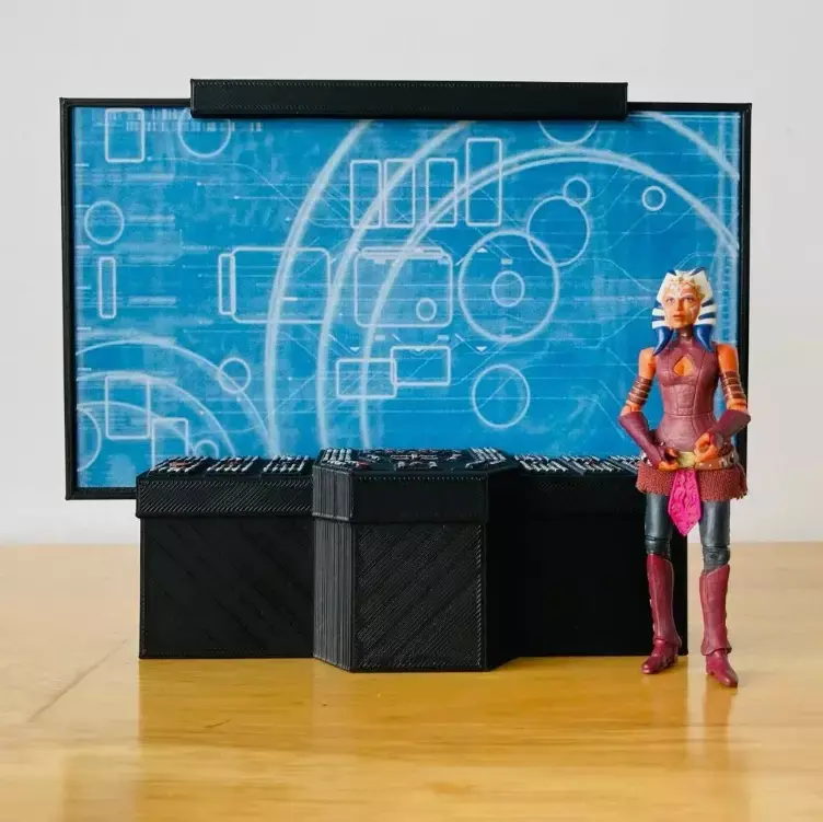 SCI-FI TACTICAL SCREEN COMPUTER FOR 375IN and 6IN FIGURE DIORAMA 3D print model