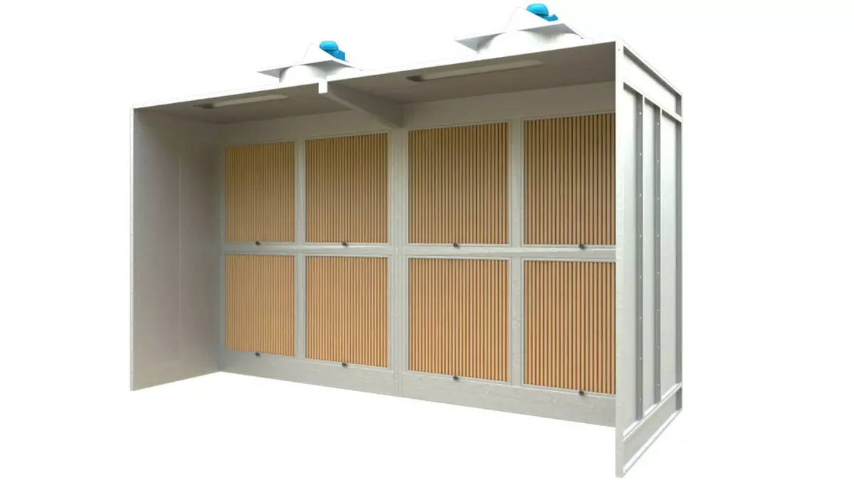 PAINT BOOTH FOR LIQUID PAINTING 3D model