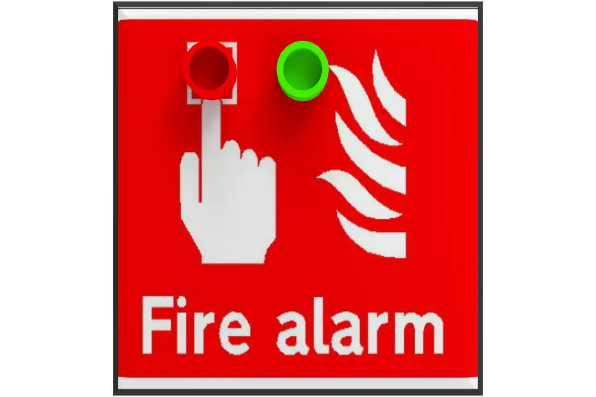 Manual Call Point Fire Alarm Low-poly 3D model purchase