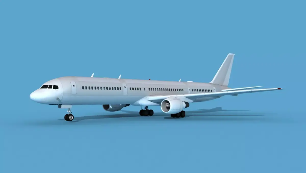 Boeing C-32A-200 Bare Metal 3D model