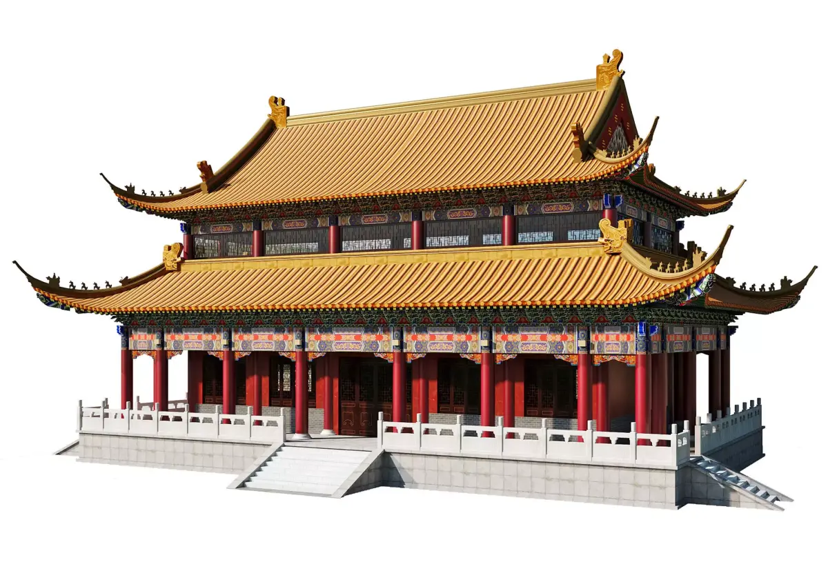 Imperial Palace Hall 3D model purchase