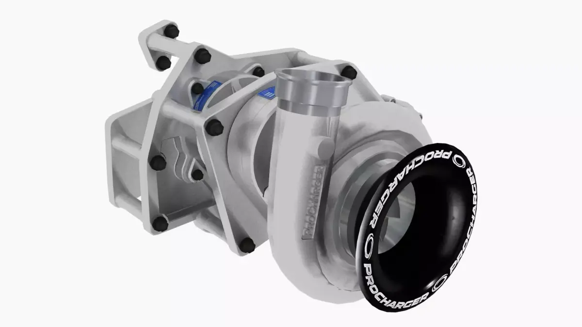 Procharger F3X-140 Crank Driven Low-poly 3D model