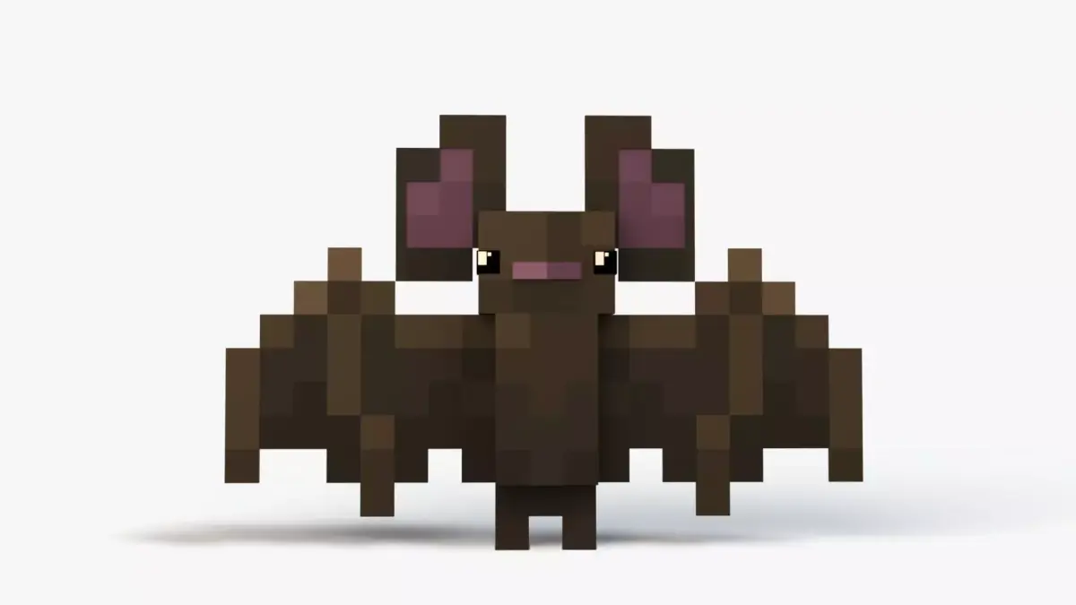 Minecraft Bat Low-poly 3D model
