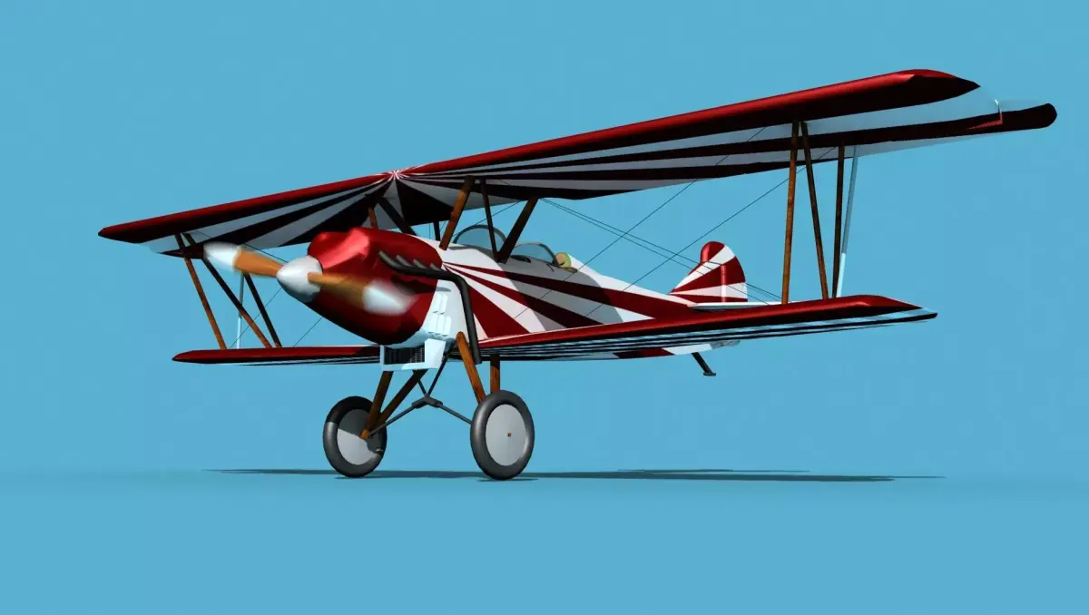 Travelair 2000 V06 3D model