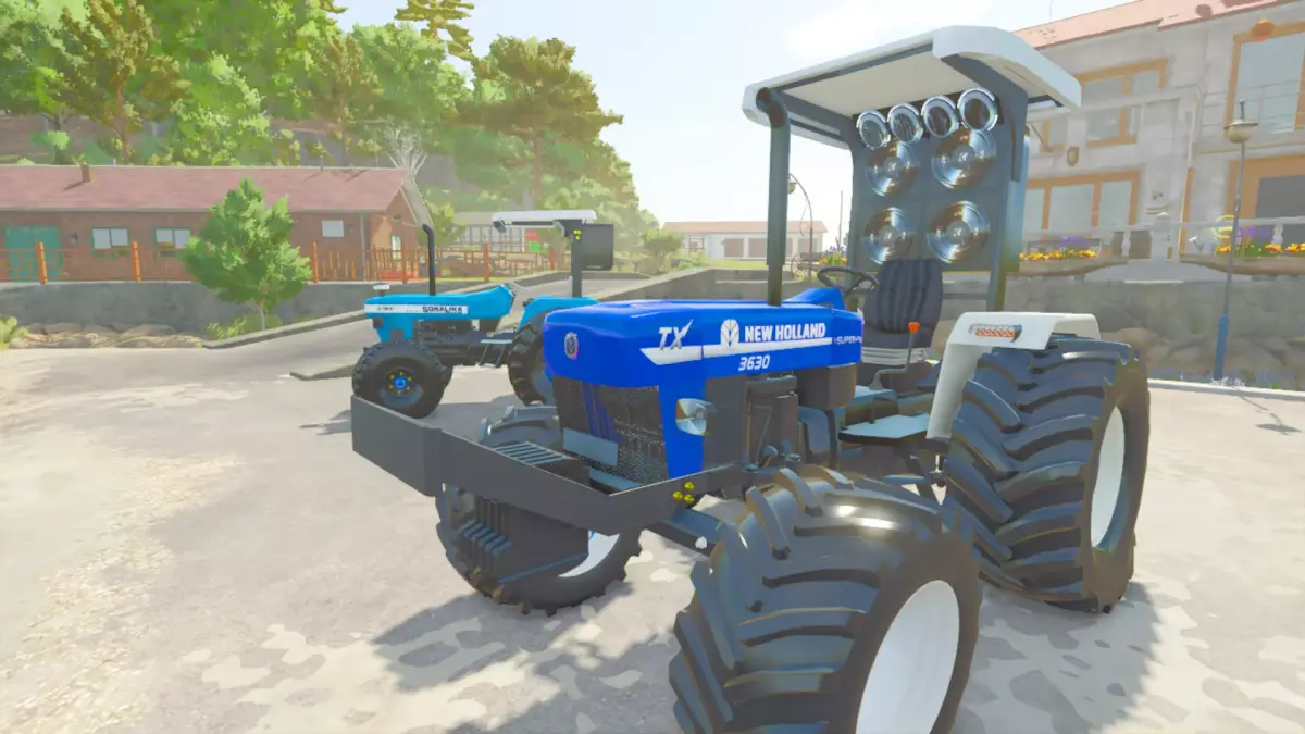 Newholland 3630 show Low-poly 3D model