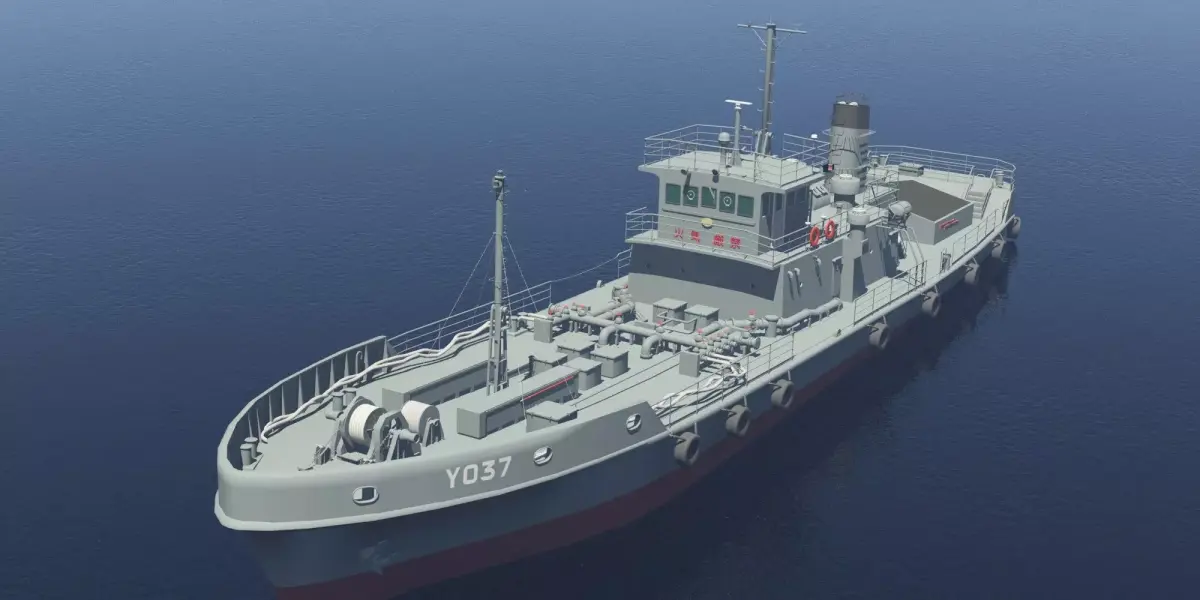 JMSDF yard oiler 3D model