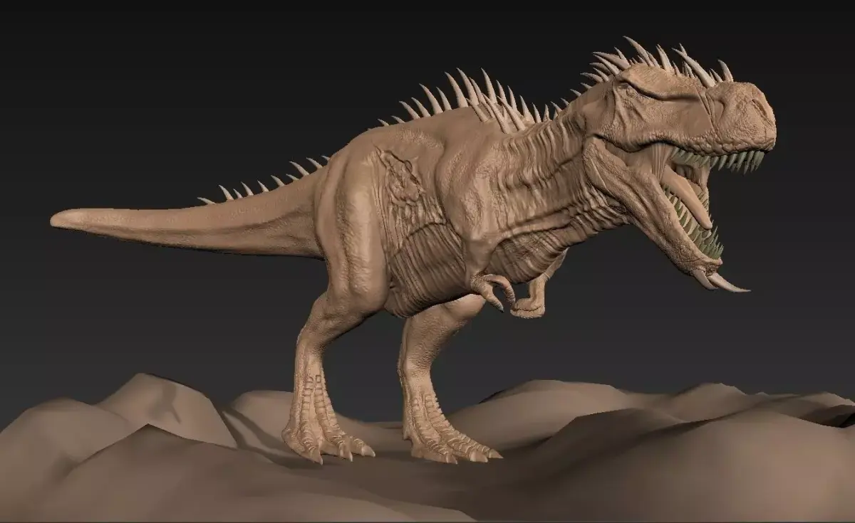 Spikey the T-rex  3D model