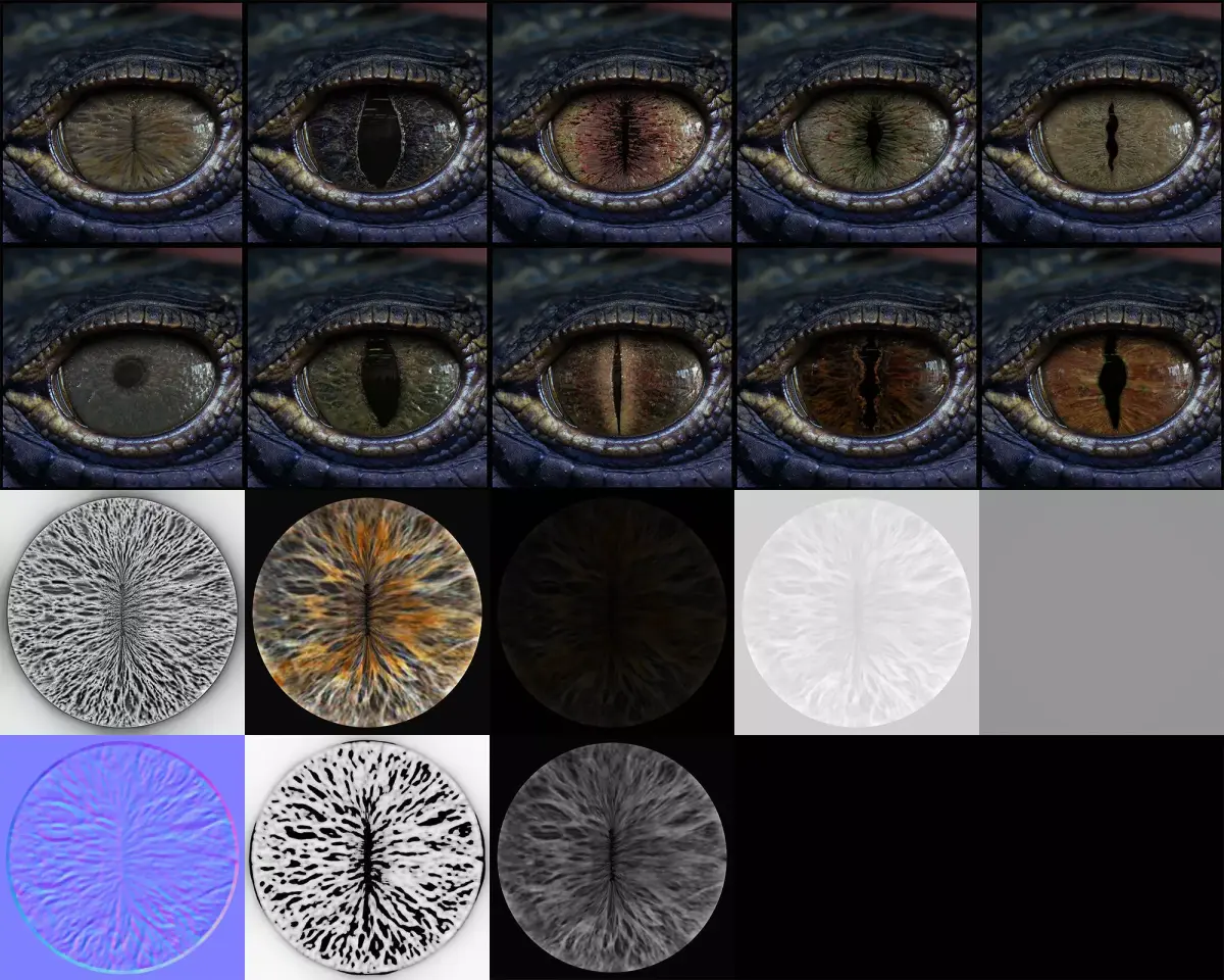 Creature Eyes Vol 04 - PBR Texture