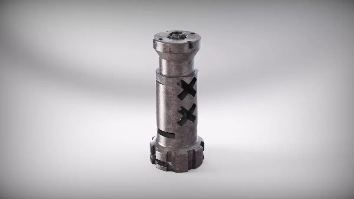muzzle brake vol8 3D model