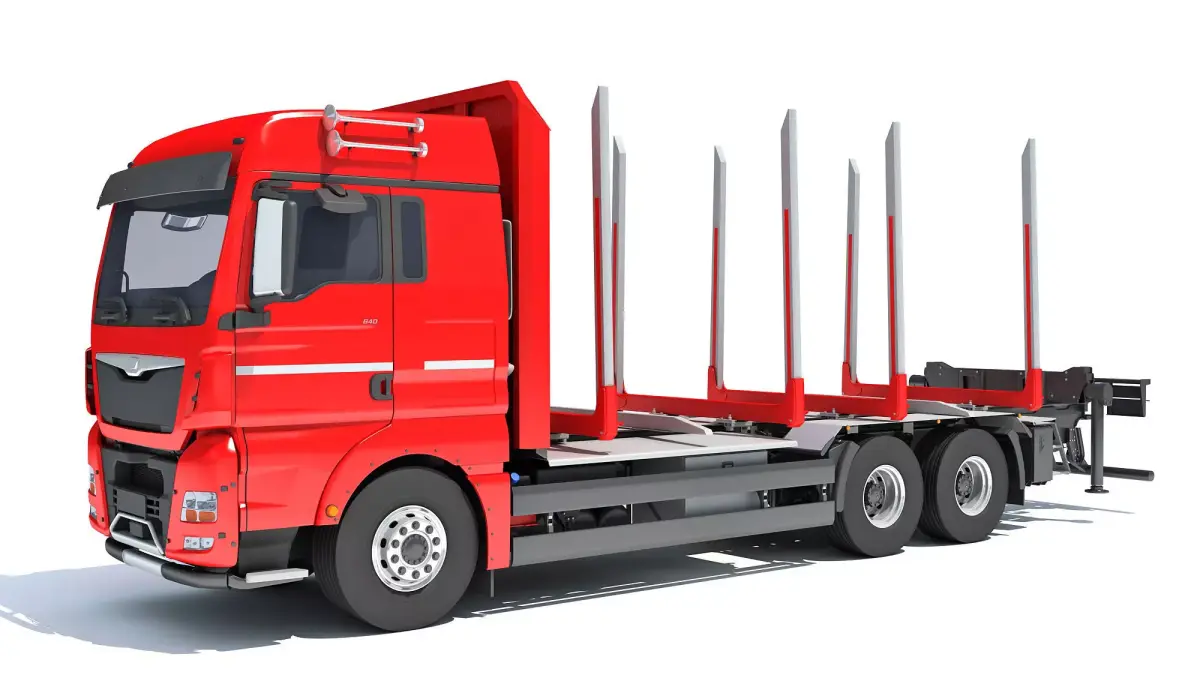 Forestry Truck 3D model purchase