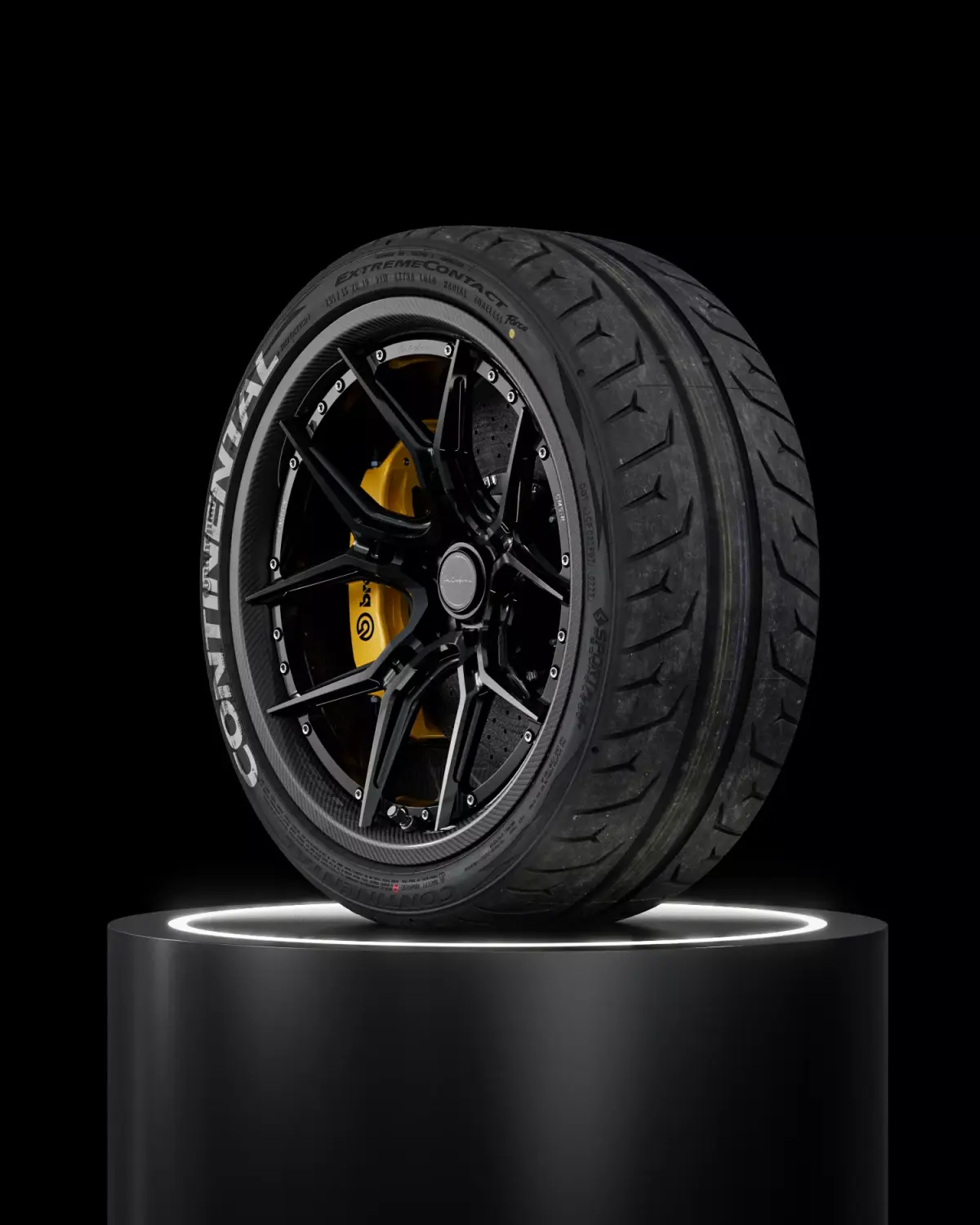 Continental Extreme Contact Force 235 35 ZR19 91W V2 3D model