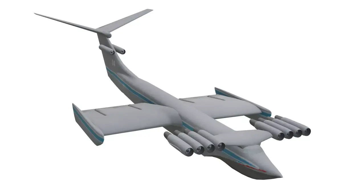 KM Caspian Sea Monster Low-poly 3D model purchase