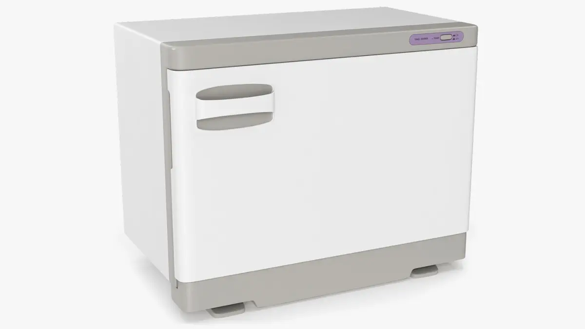 Hot Towel Warmer Cabinet White 3D model