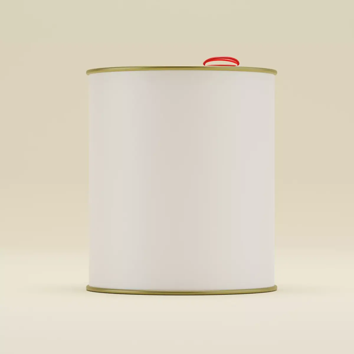 Round Lube Oil Can 3D model