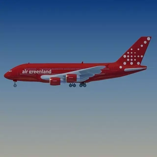 Air Greenland Airbus 3D model