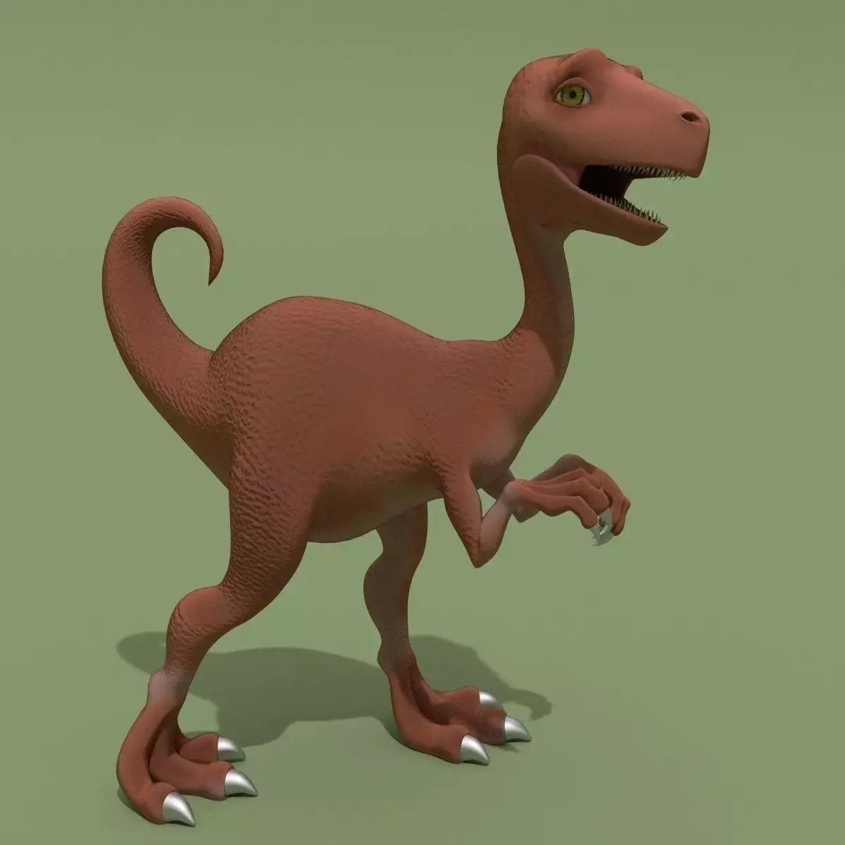 Cartoon Baby Dinosaur Low-poly 3D model