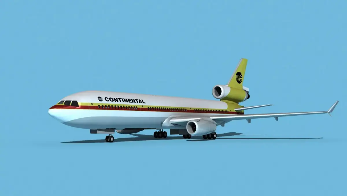 McDonnell Douglas MD-11 Continental 1 3D model