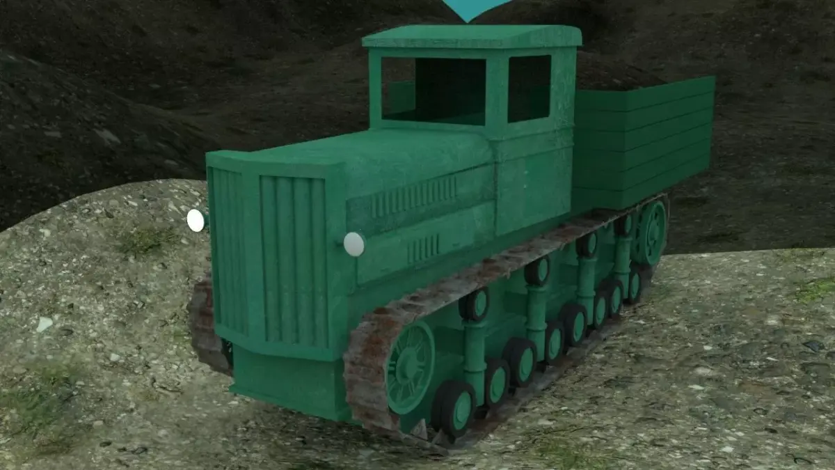 Tractor Comintern 3D model